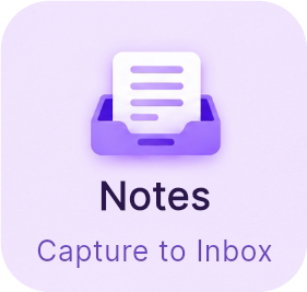Smart Add: Notes & capture to inbox