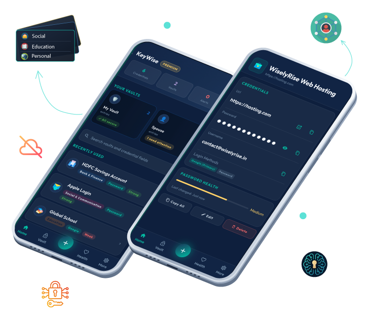 KeyWise app preview